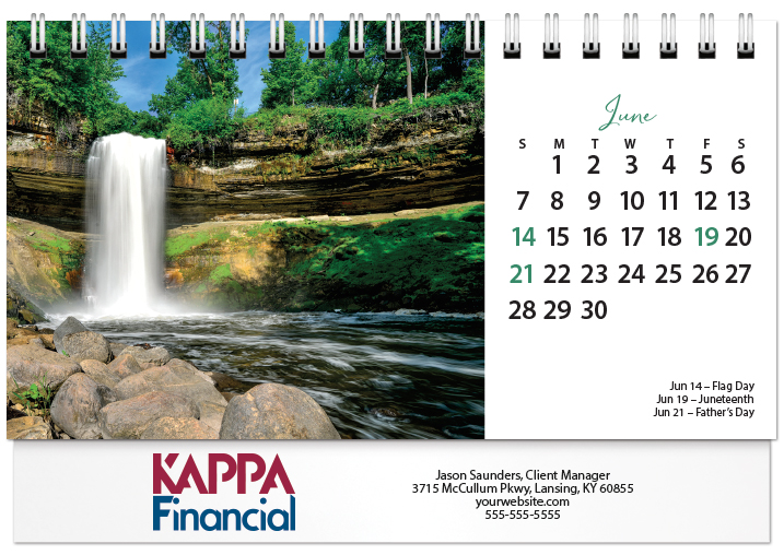 Scenic Seasons Tent Calendar SS2026