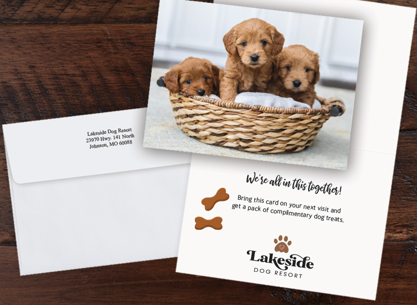 Custom Logo Notecard | Business Notecards | Posty Cards