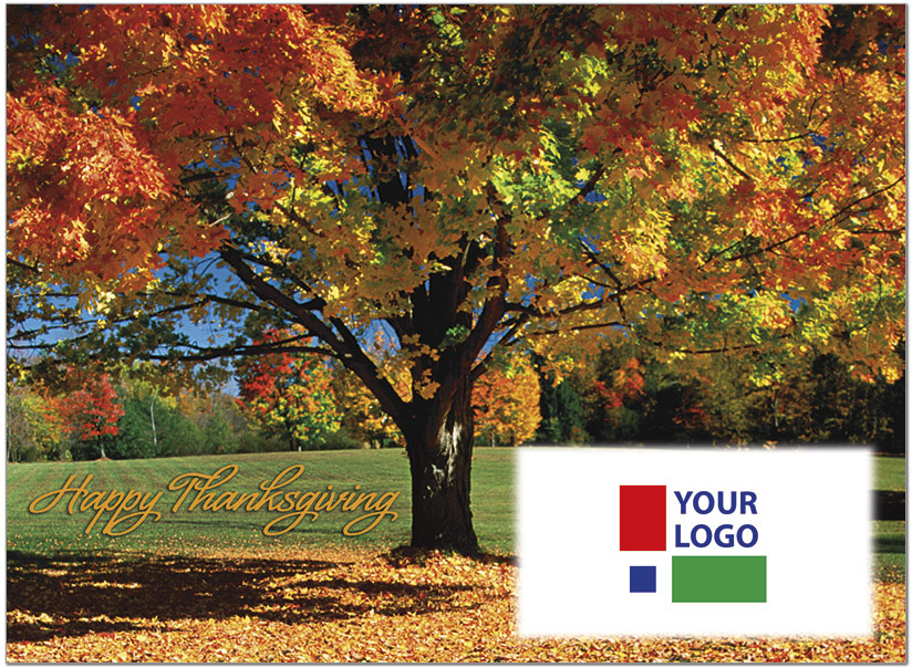 Colorful Tree Logo Card D1250U-4B