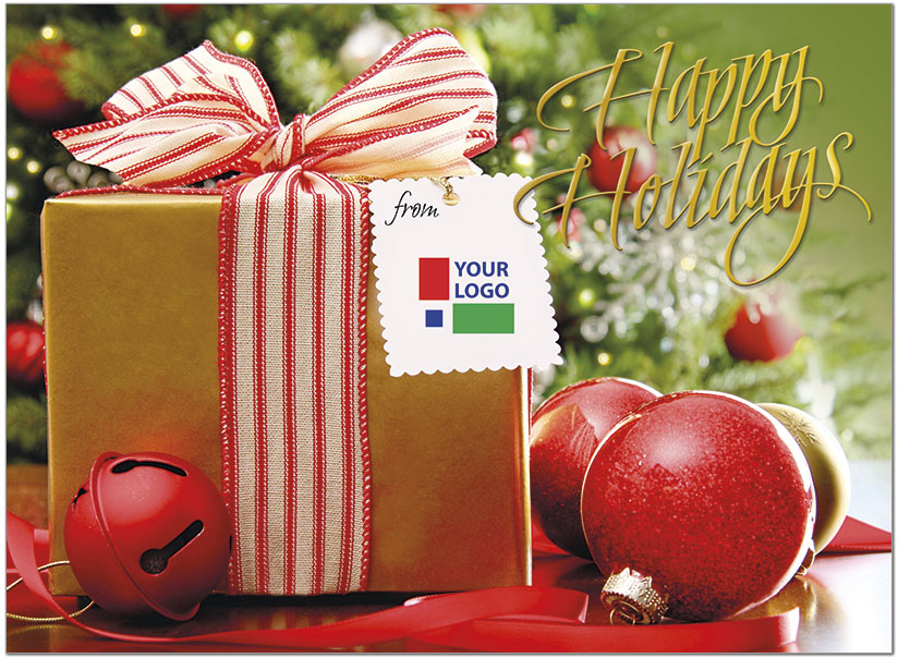 Holiday Gift Logo Card D9081U-4B