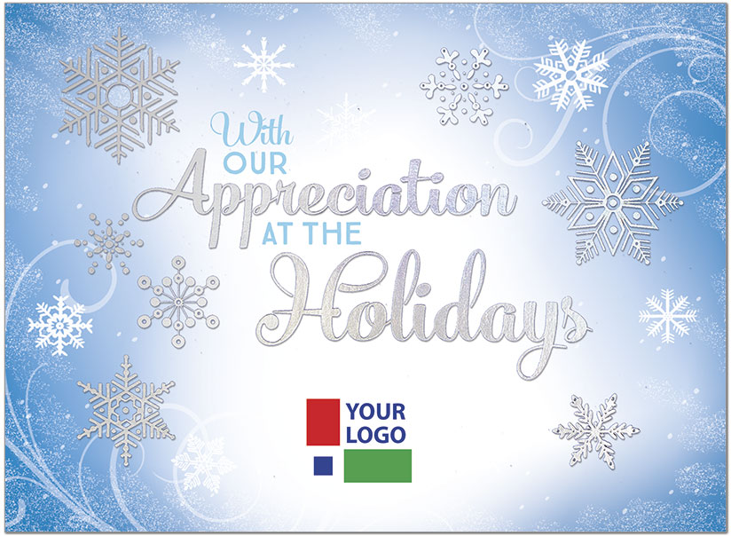 Appreciation Logo Holiday Card D9210U-4A