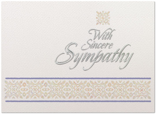 sympathy cards for business