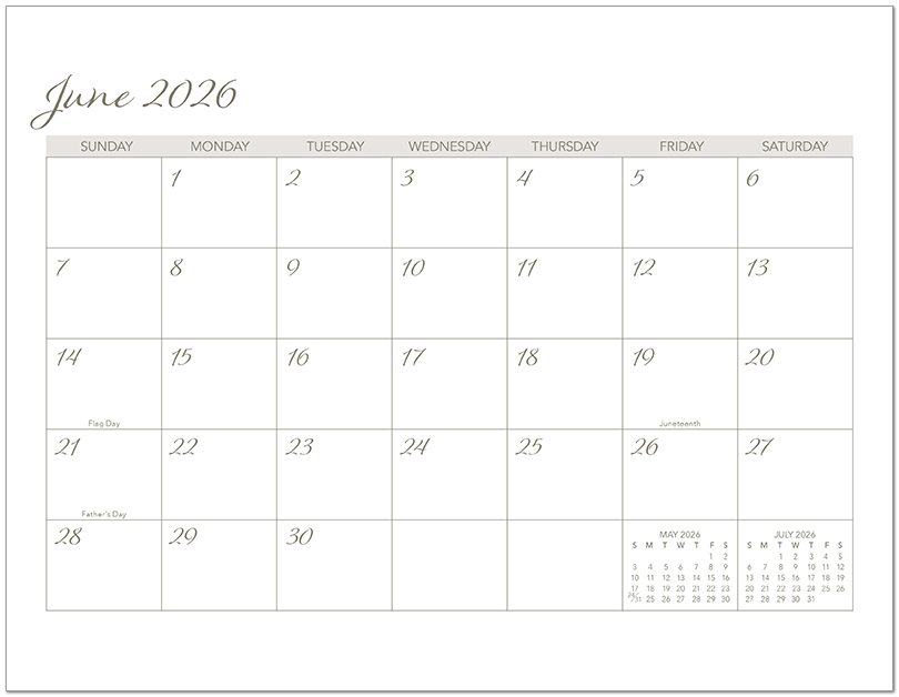 Scenic Seasons Wall Calendar DWP1126