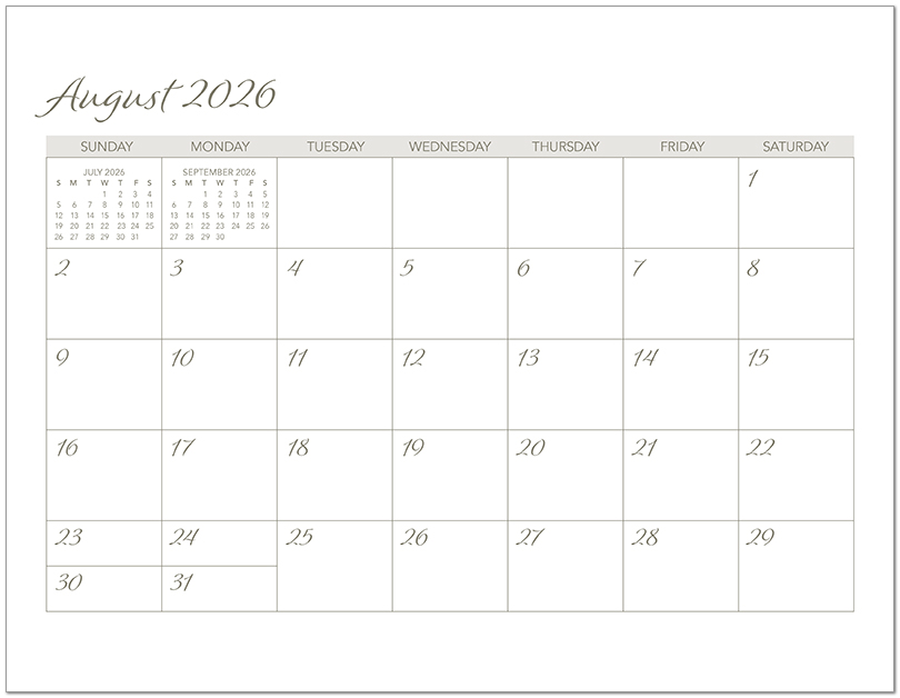 Scenic Seasons Wall Calendar DWP1126