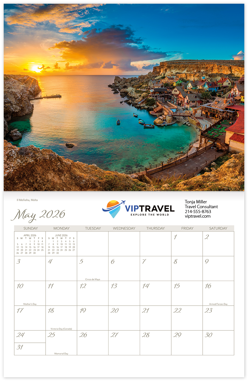 Scenic World Wall Calendar DWM1226
