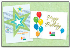 custom logo birthday cards from posty cards