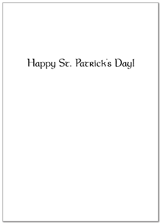 St. Patrick's Wishes Greeting Card X50D-Y