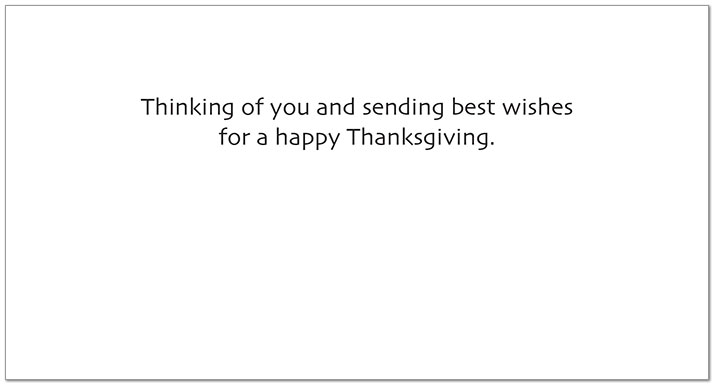 Graphic Tree Thanksgiving Card H1233T-B