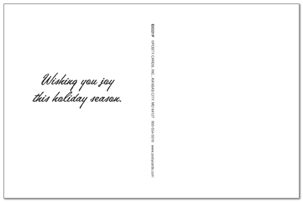 Holiday Treats Postcard D2221P-B