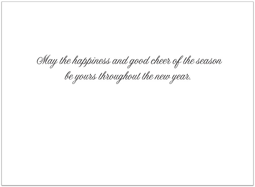 Patriotic Snowflake Holiday Card H4209S-AAA