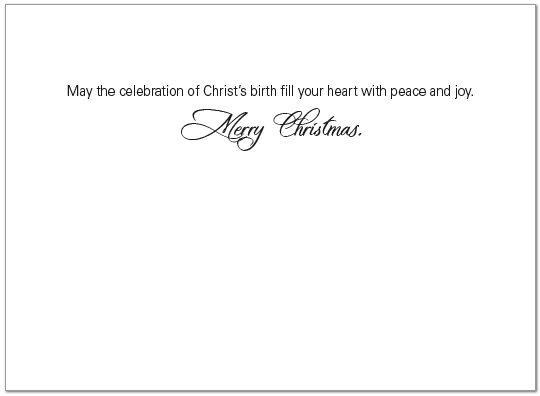 Mary's Song Christmas Card H5189U-AA