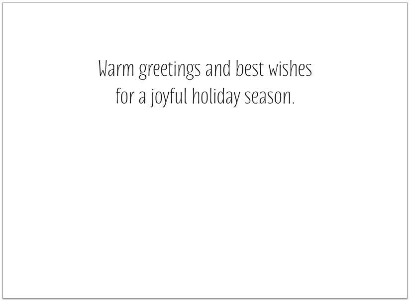 Relaxing Holiday Card H6158U-AA