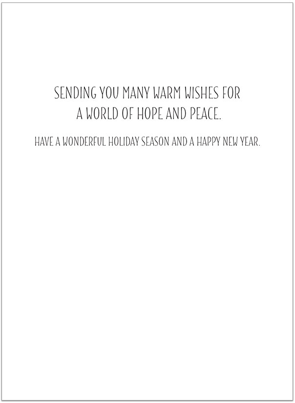 Peace Dove Holiday Card H7161U-AA