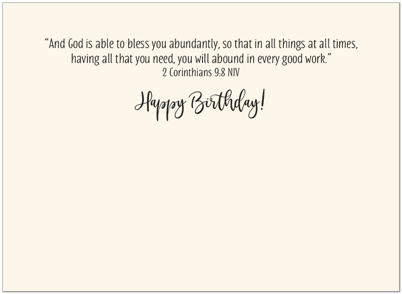 Blessed Balloons Birthday Card | Religious Birthday Card | Posty Cards