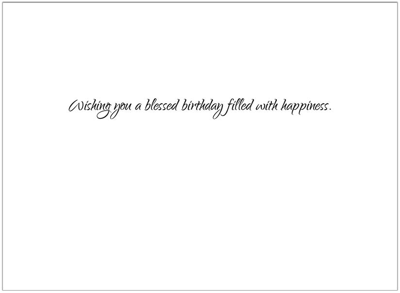 Sunset Psalm Birthday Card A9019U-X
