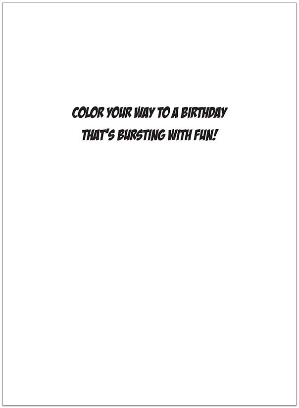 Comic Birthday Card A9023U-Y