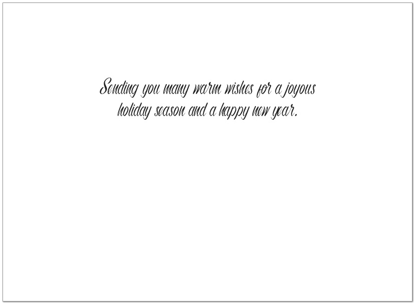 Graphic Wreath Holiday Card H9163U-A