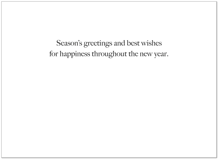 Glistening Snowflakes Holiday Card H1522G-AAA