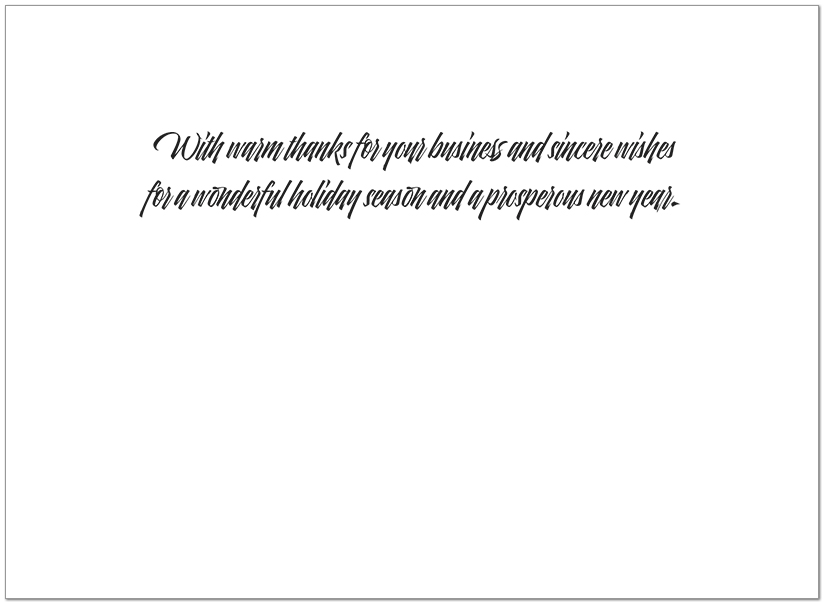 Thank You Stream Holiday Card H1524S-AAA