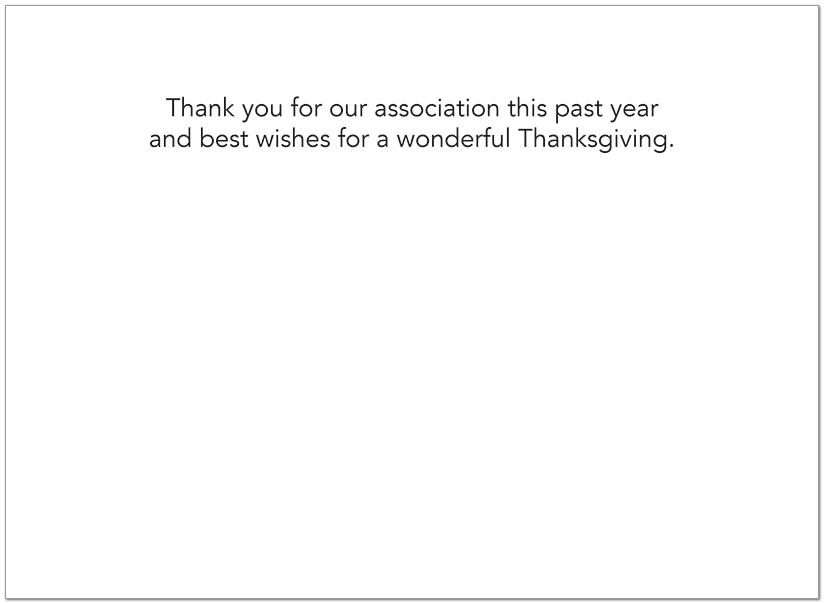 Ember Leaves Thank You Card H1681U-A