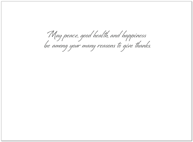 Thankful Pumpkin Thanksgiving Card H1683U-A