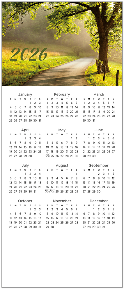 New Beginnings Magnetic Mini Calendar D3312Q-4B