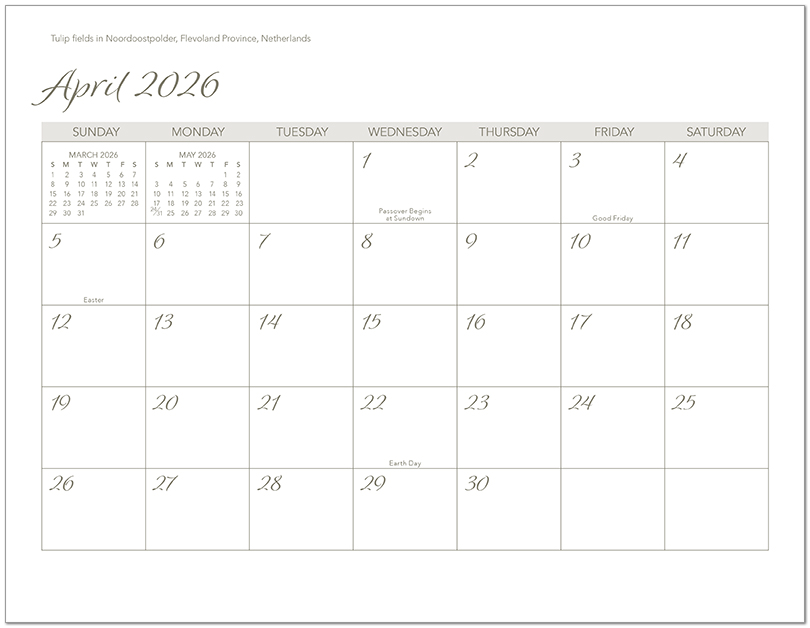 Scenic World Wall Calendar DWM1226