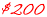 $200