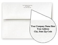 Your Return Address Printed on Your Envelope