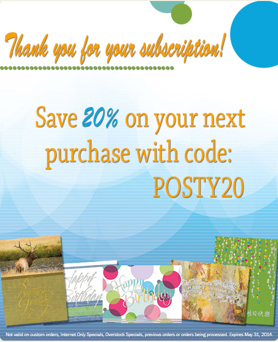 Save 20% on Your Next Purchase