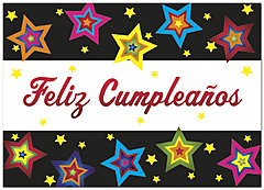 Feliz Cumpleaños Greeting Card 732D-Y