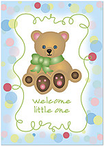 Welcome Little One Greeting Card 968D-Y