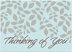 Thinking of You Leaves Greeting Card 955D-Y