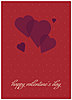 Graphic Hearts Valentine's Day Card 167D-Y