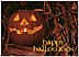 Glowing Jack-O-Lantern Halloween Card 170D-Y