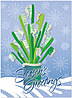 Toothbrush Tree Holiday Card H1301U-AA