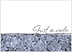 Silver Blue Border Notecard A1365D-X