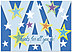 YAY Blue Greeting Card D2103D-Y