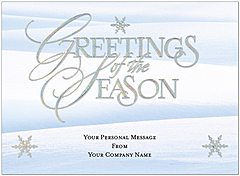 Greetings of the Season Logo/Name Card D2211U-4A