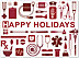 Medical Happy Holidays Card D2215U-A