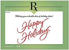 Holiday Rx Card D2217U-A