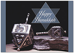 Hanukkah Dreidels Card D2220D-A