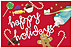 Holiday Treats Postcard D2221P-B