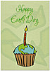 Earth Day Cupcake Card A3044KW-X