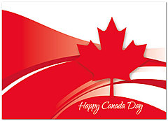 Canada Day Leaf Card D3078D-Y