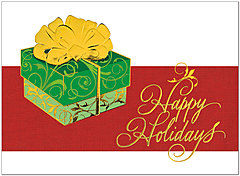 Contemporary Gift Holiday Card H3150G-AAA