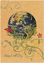Earth Day Card A3045KW-X