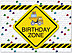 Birthday Zone Construction Card D4105U-Y