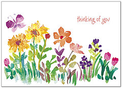 Thinking of You Floral Card D4113D-Y