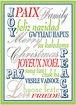 International Christmas Card H4228U-AA